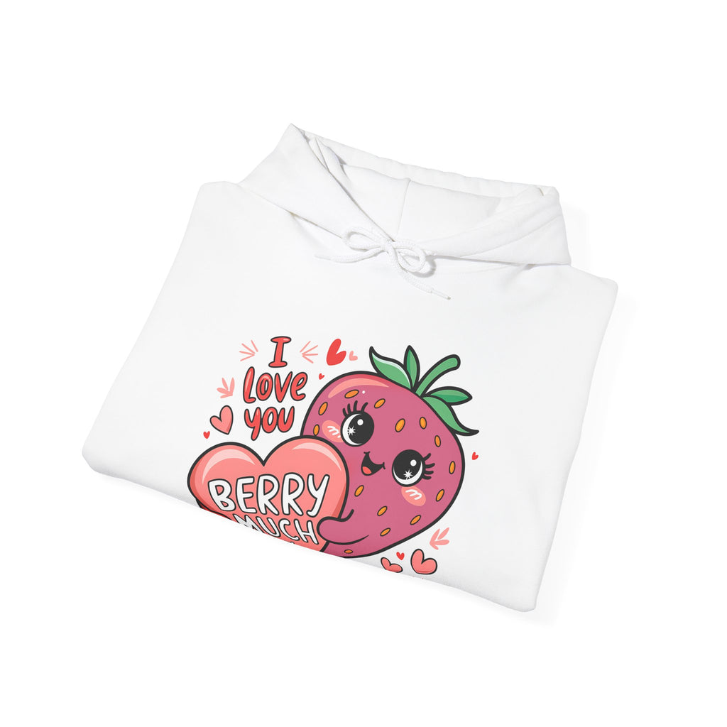 Love you Berry Much Unisex Heavy Blend™ Hooded Sweatshirt - NGOWE STORE