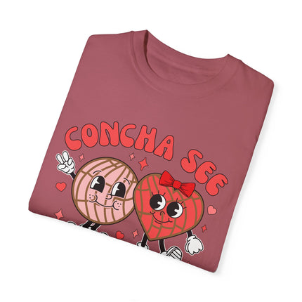 Concha See I Love YouUnisex Garment-Dyed T-shirt