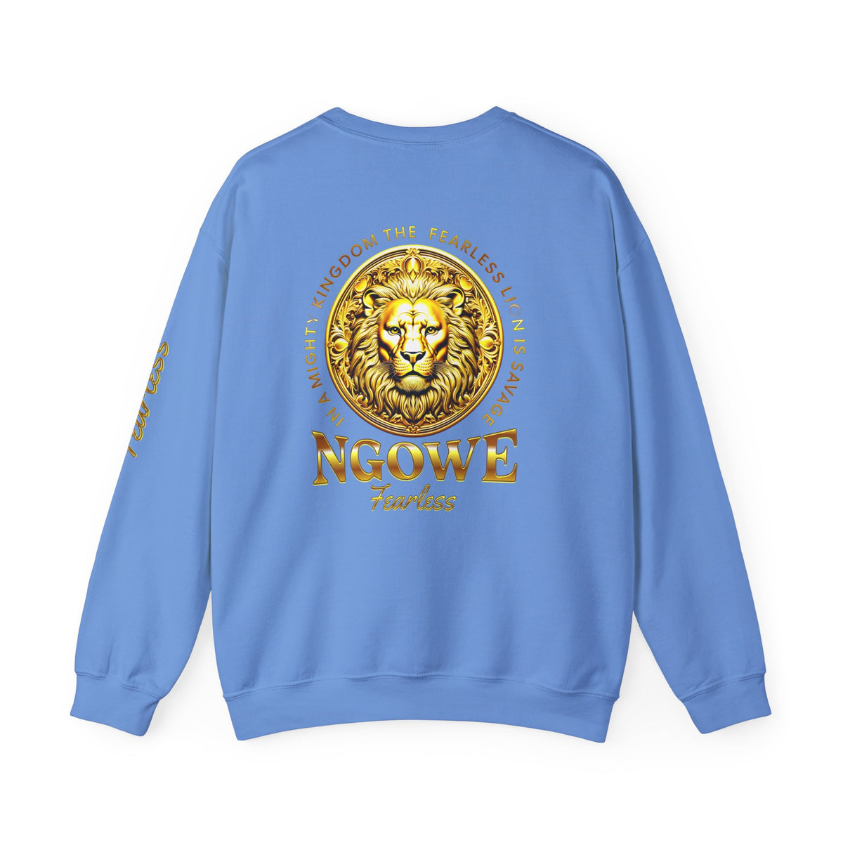 A Fearless Lion is Savage Unisex Heavy Blend™ Crewneck Sweatshirt - NGOWE STORE