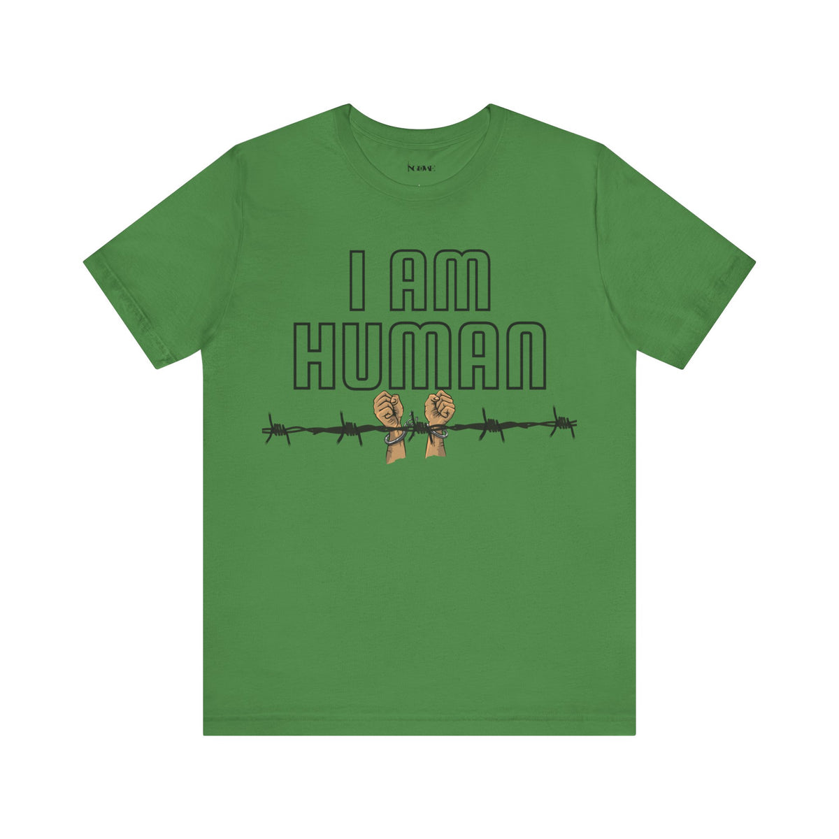 I AM HUMAN Unisex Jersey Tee - Empowerment & Humanity Message, Everyday Wear - NGOWE STORE