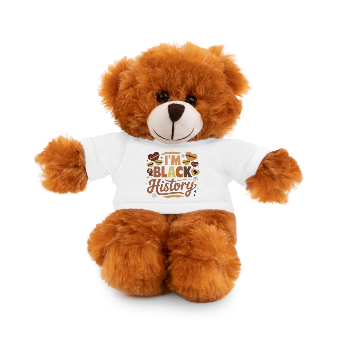 I'm Black History Stuffed Animals with Tee - NGOWE STORE