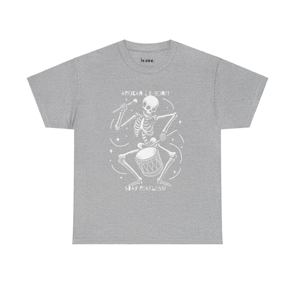 African 2 D Bone Unisex Heavy Cotton Tee - NGOWE STORE
