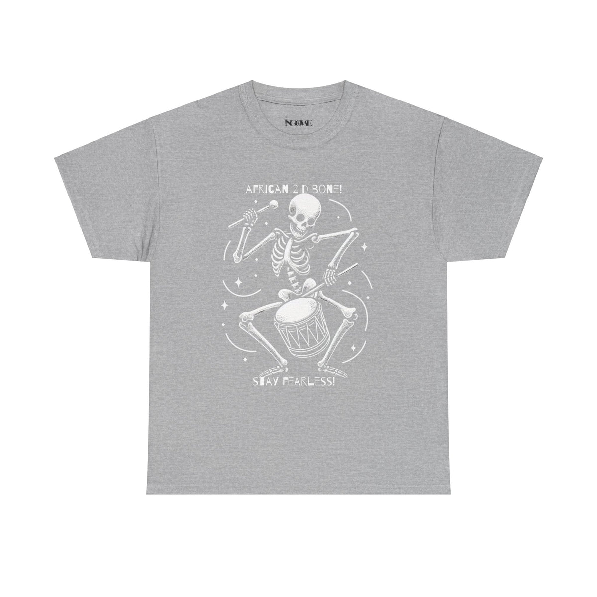 African 2 D Bone Unisex Heavy Cotton Tee - NGOWE STORE