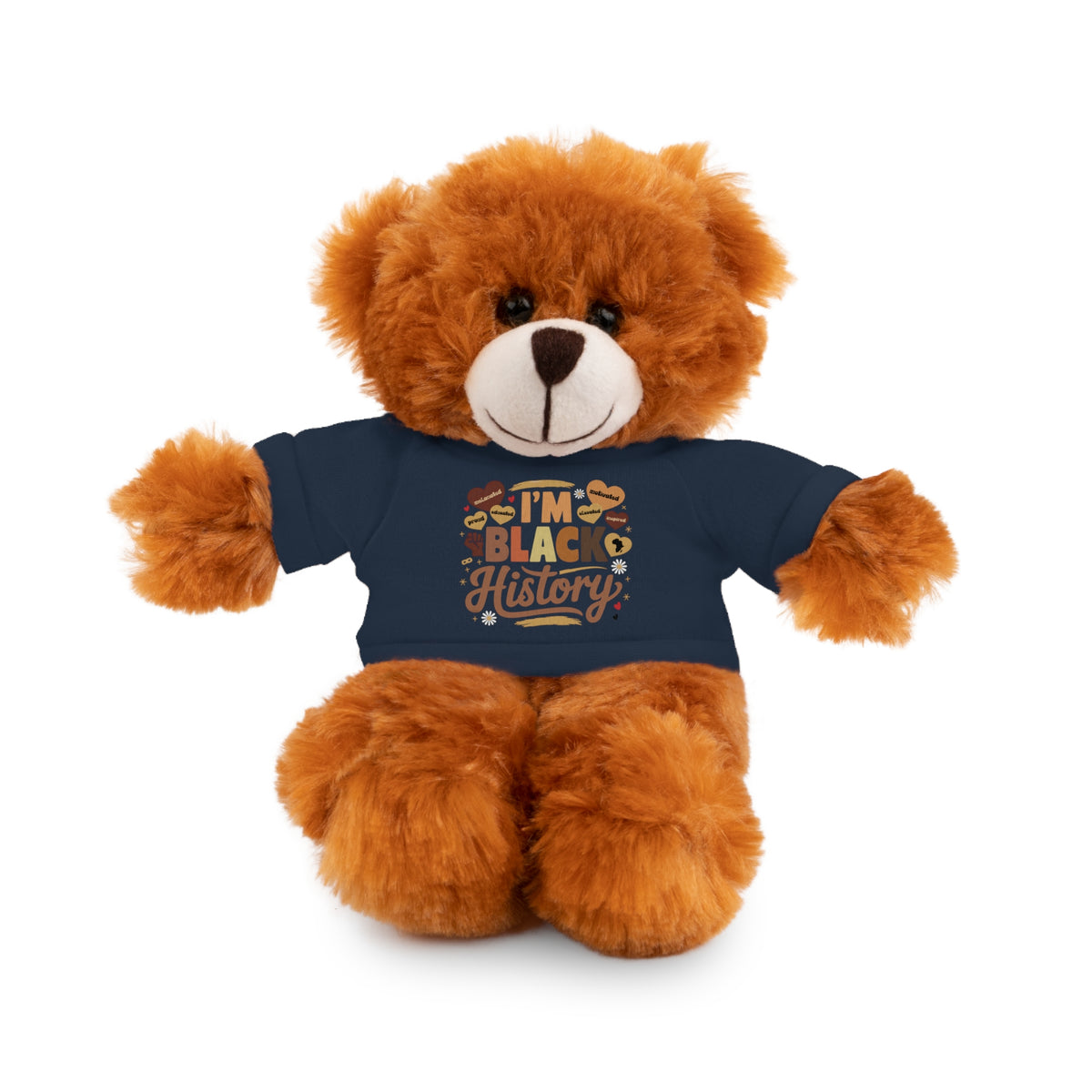 I'm Black History Stuffed Animals with Tee - NGOWE STORE