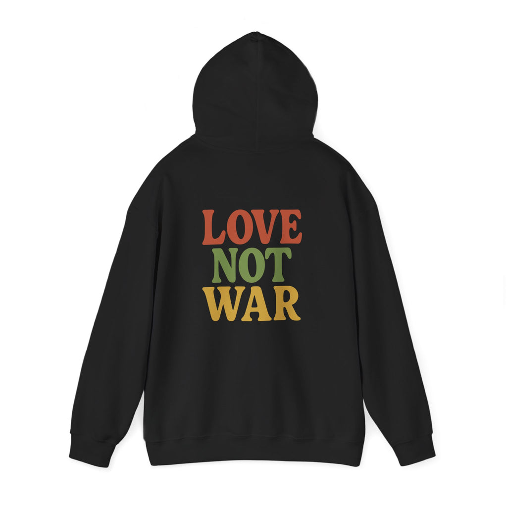 Bun Dem Summer Vibes Hooded Sweatshirt - Empire Editon Cozy Unisex Hoodie, Love Not War Casual Summer Apparel, Gift for Festivals, Outdoor Gatherings, Relaxed Style Sweatshirt - NGOWE STORE