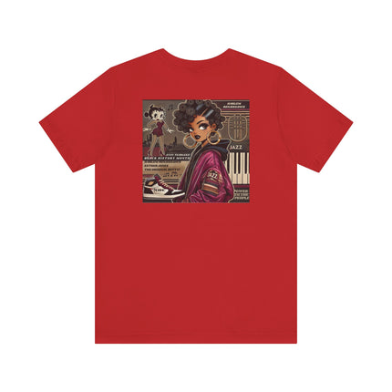 Harlem Renaissance Fearless Betty Boop Unisex Jersey Short Sleeve Tee