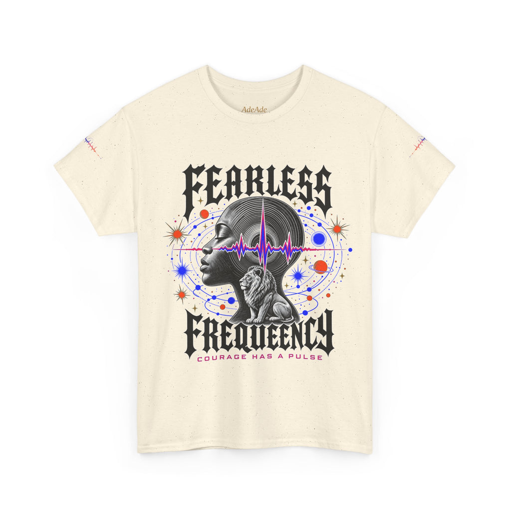 Fearless Frequency Graphic T-Shirt - Unisex Heavy Cotton Tee - NGOWE STORE