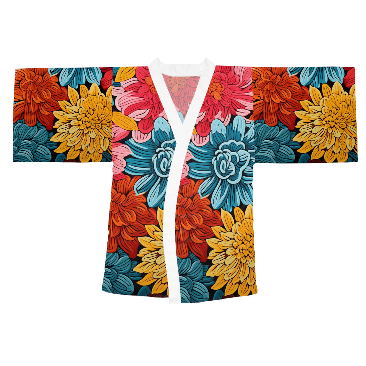 Long Sleeve Kimono Robe (AOP) - NGOWE STORE