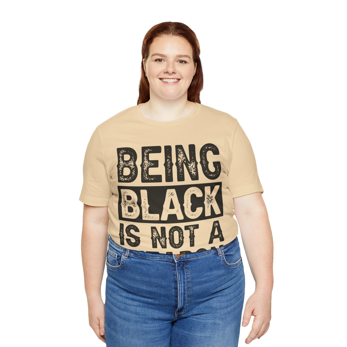Being Black Not  A Weapon - Unisex Jersey Short Sleeve Tee - NGOWE STORE