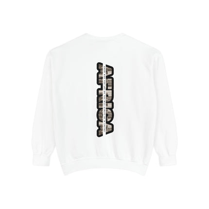 African Empowerment Unisex Garment-Dyed Sweatshirt - NGOWE STORE