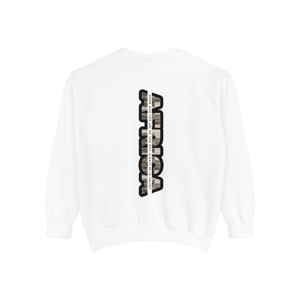 African Empowerment Unisex Garment-Dyed Sweatshirt - NGOWE STORE