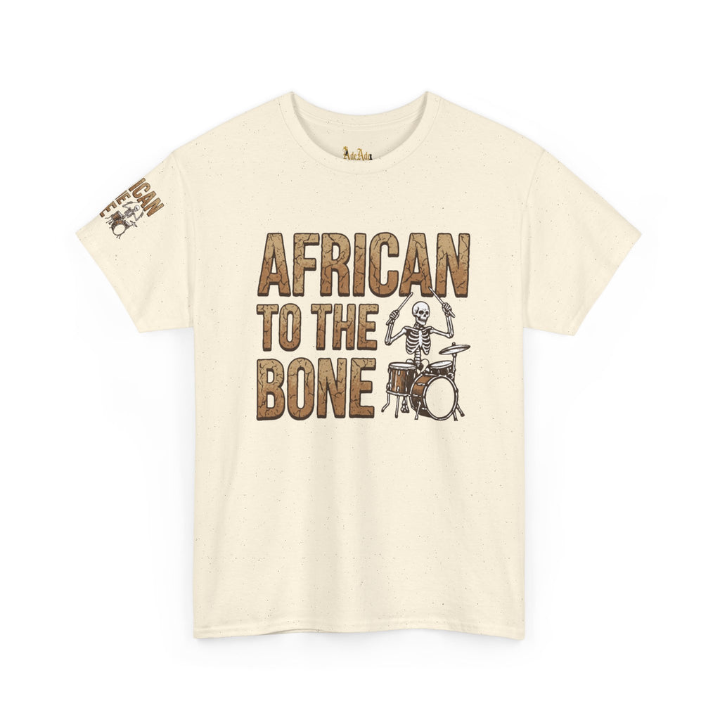 African to the Bone T-Shirt | AdeAde Original | Cultural Pride Unisex Tee | Soft Everyday Statement Shirt - NGOWE STORE