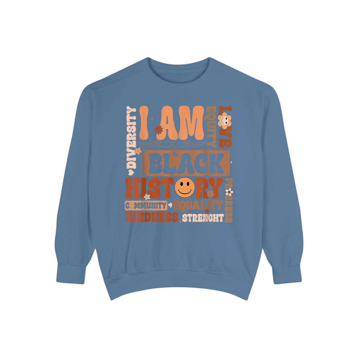 Black History Unisex Garment-Dyed Sweatshirt - NGOWE STORE