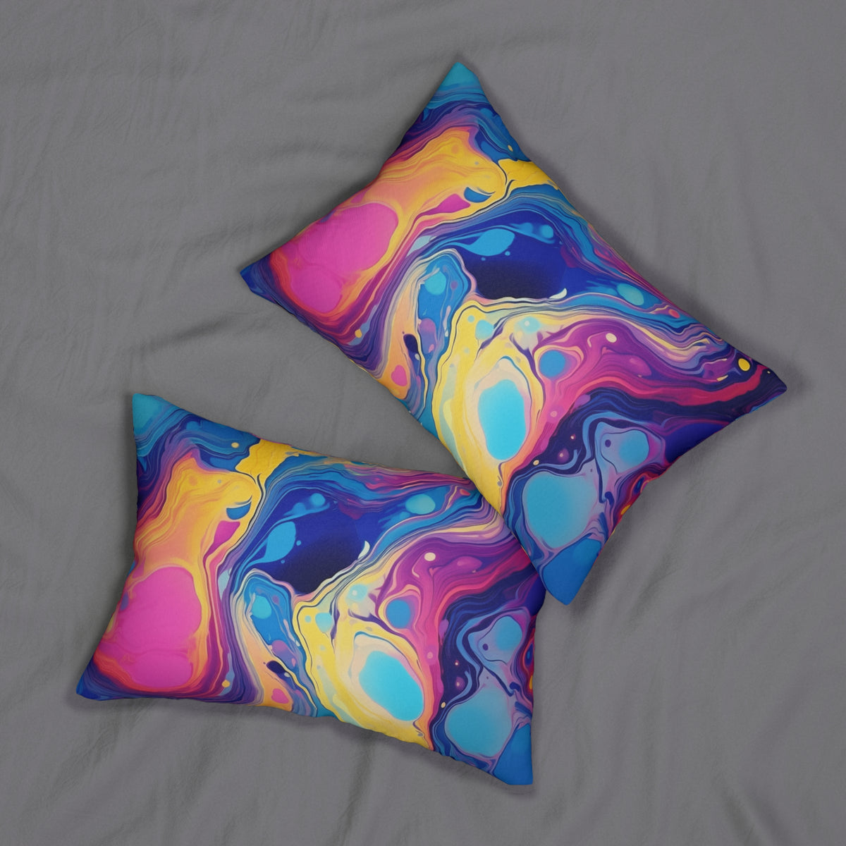Marble Lumbar Pillow - NGOWE STORE