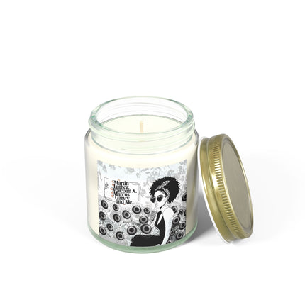 Martin, Malcolm, Marcus, and Me Scented Candles, Coconut Apricot Wax (4oz, 9oz) - NGOWE STORE