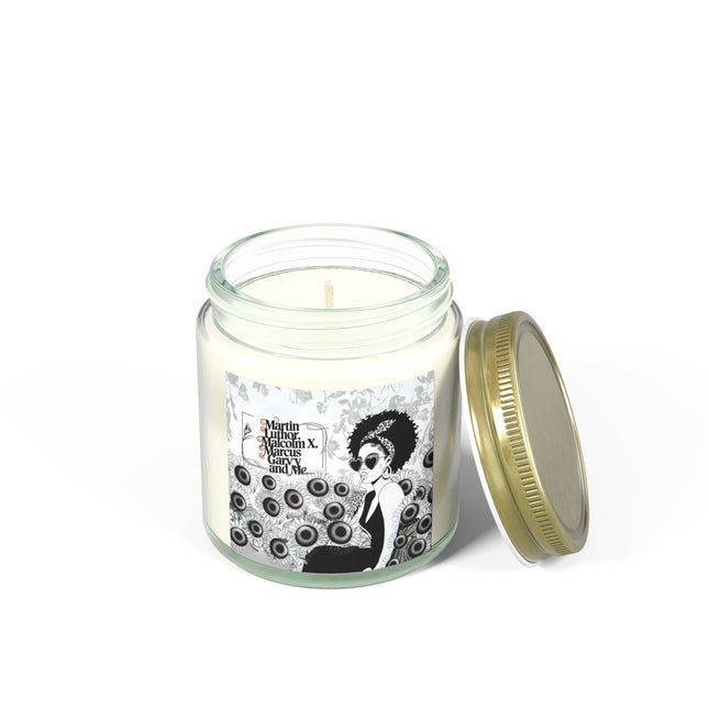 Martin, Malcolm, Marcus, and Me Scented Candles, Coconut Apricot Wax (4oz, 9oz) - NGOWE STORE