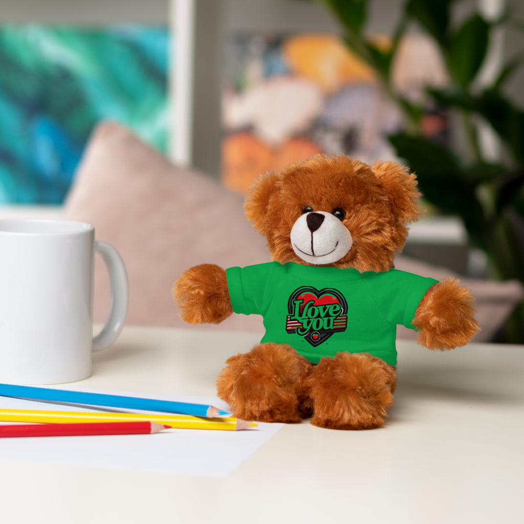 I Love You Stuffed Animals with Tee - NGOWE STORE