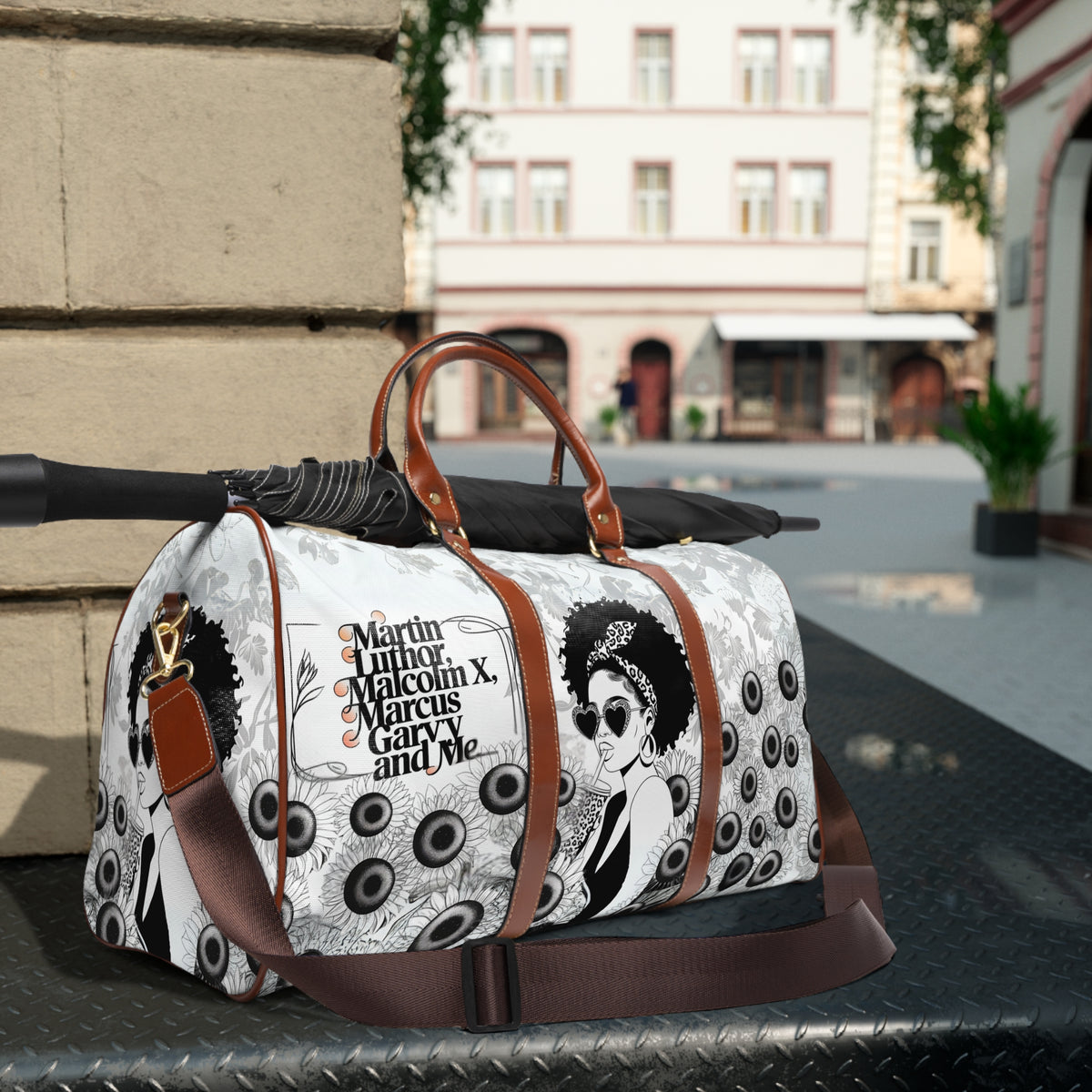 Martin, Malcolm, Marcus, and Me Waterproof Travel Bag - NGOWE STORE