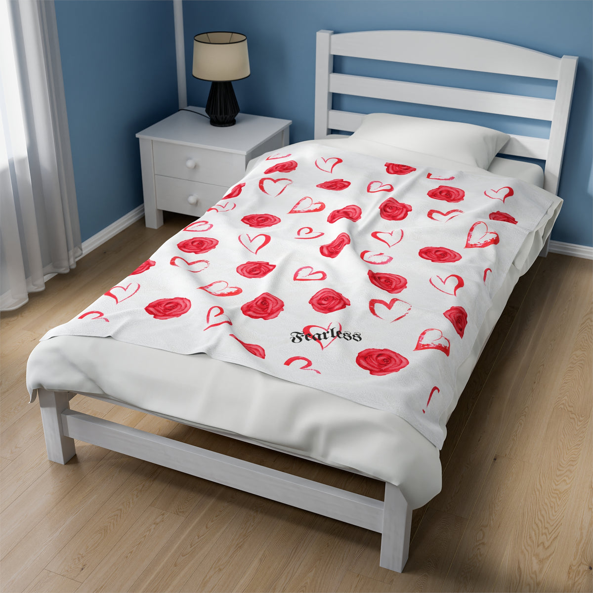 Fearless Love Velveteen Plush Blanket - NGOWE STORE