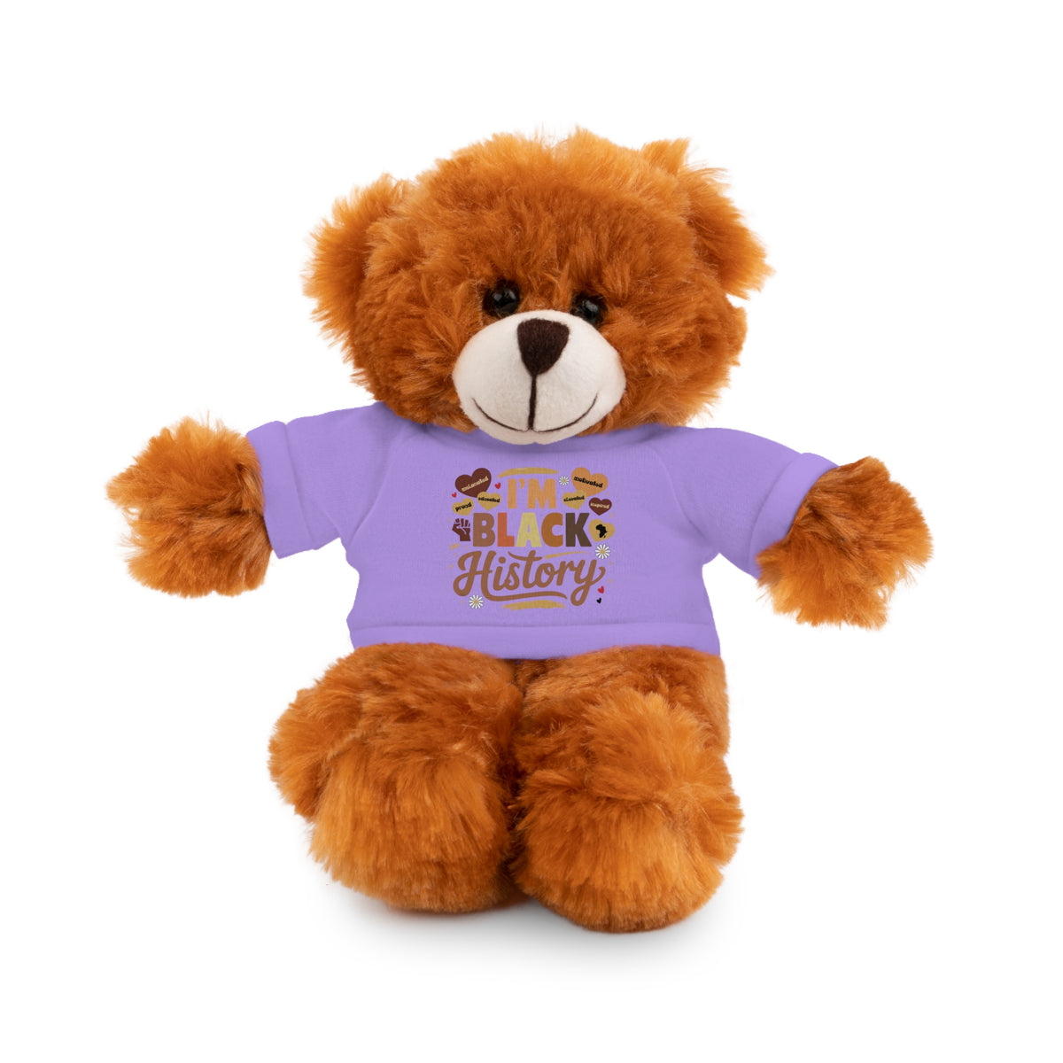 I'm Black History Stuffed Animals with Tee - NGOWE STORE
