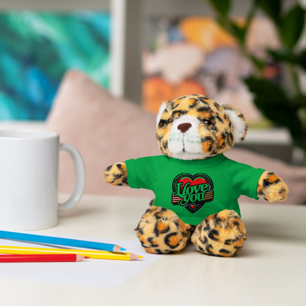 I Love You Stuffed Animals with Tee - NGOWE STORE