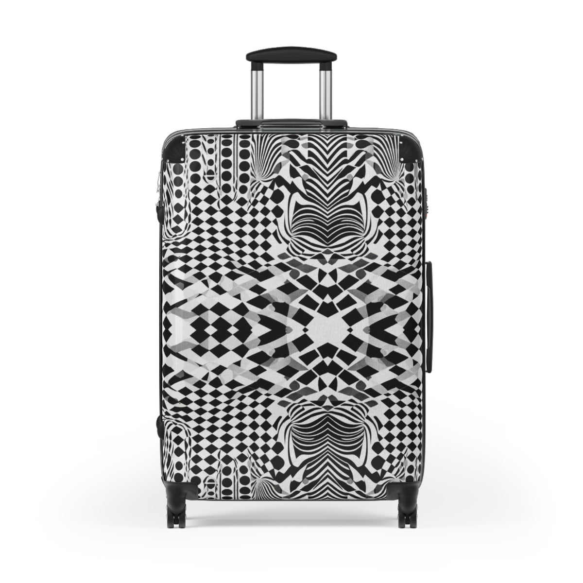 Black and White Suitcase - NGOWE STORE