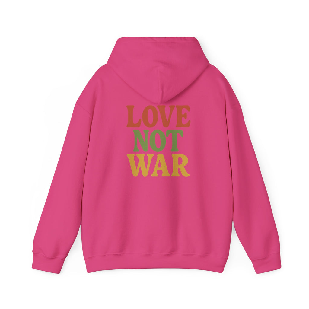Bun Dem Summer Vibes Hooded Sweatshirt - Empire Editon Cozy Unisex Hoodie, Love Not War Casual Summer Apparel, Gift for Festivals, Outdoor Gatherings, Relaxed Style Sweatshirt - NGOWE STORE