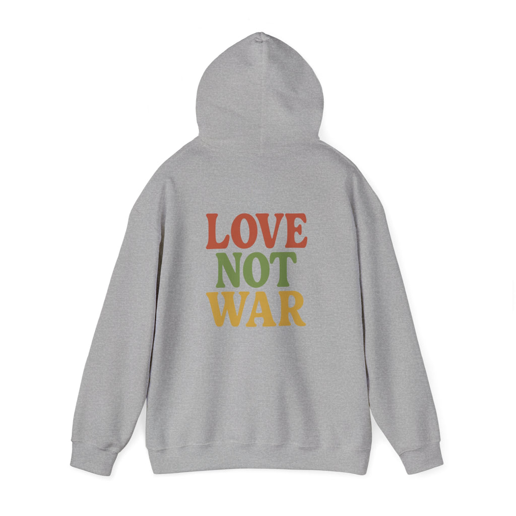 Bun Dem Summer Vibes Hooded Sweatshirt - Empire Editon Cozy Unisex Hoodie, Love Not War Casual Summer Apparel, Gift for Festivals, Outdoor Gatherings, Relaxed Style Sweatshirt - NGOWE STORE