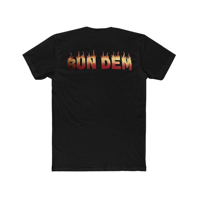 Revolutionary Unisex Cotton Crew Tee - 'The Revolution Is Now!' and 'BUN DEM' Design - NGOWE STORE