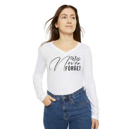 Women's Long Sleeve V-neck Shirt (AOP)