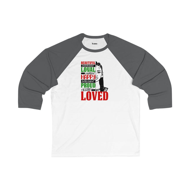 I Am Love Unisex 3 Sleeve Baseball Tee - NGOWE STORE