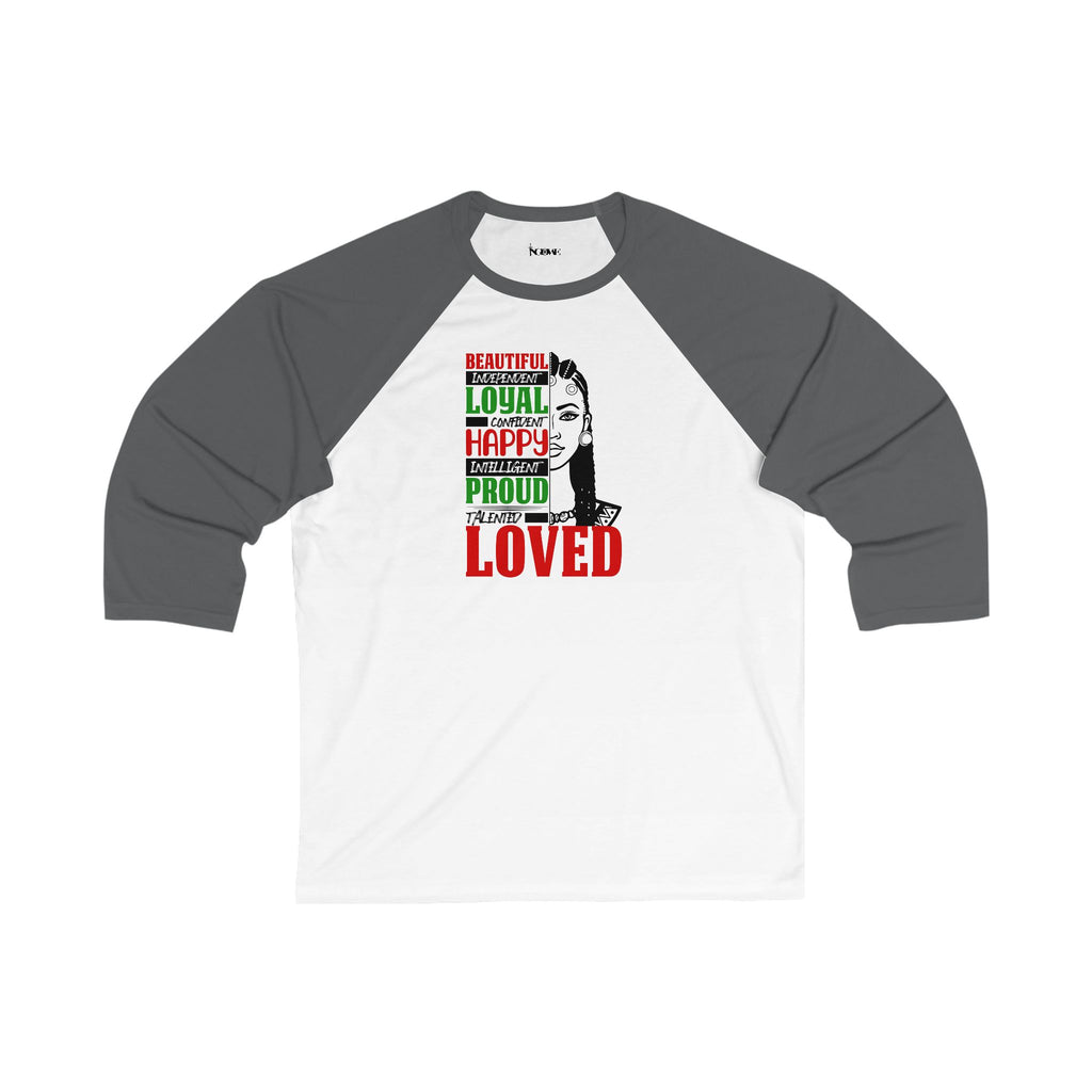 I Am Love Unisex 3 Sleeve Baseball Tee - NGOWE STORE