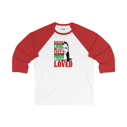 I Am Love Unisex 3\4 Sleeve Baseball Tee