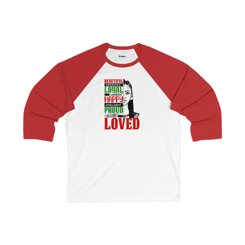 I Am Love Unisex 3 Sleeve Baseball Tee - NGOWE STORE