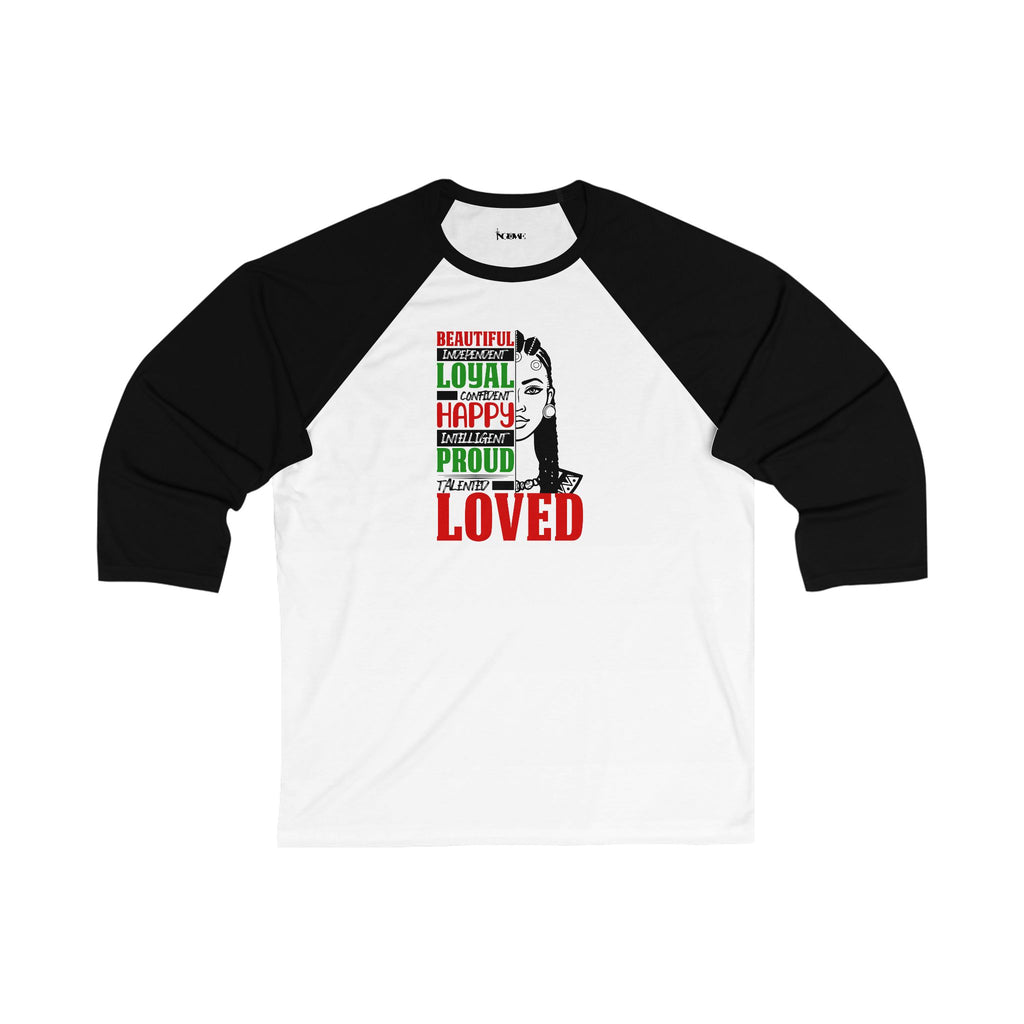 I Am Love Unisex 3 Sleeve Baseball Tee - NGOWE STORE