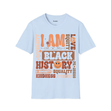 I Am Black History Unisex Soft style T-Shirt