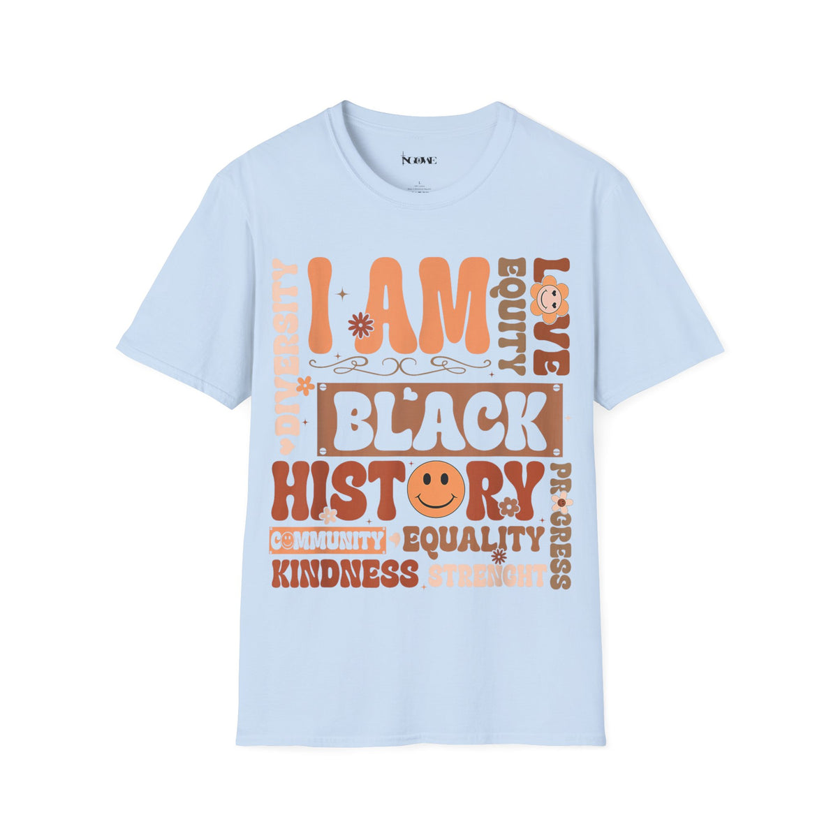 I Am Black History Unisex Soft style T-Shirt - NGOWE STORE