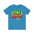 One Love Graffiti T-shirt - Unisex Jersey Short Sleeve Tee - NGOWE STORE