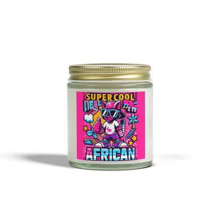 Super Cool African Scented Candles, Coconut Apricot Wax (4oz, 9oz)