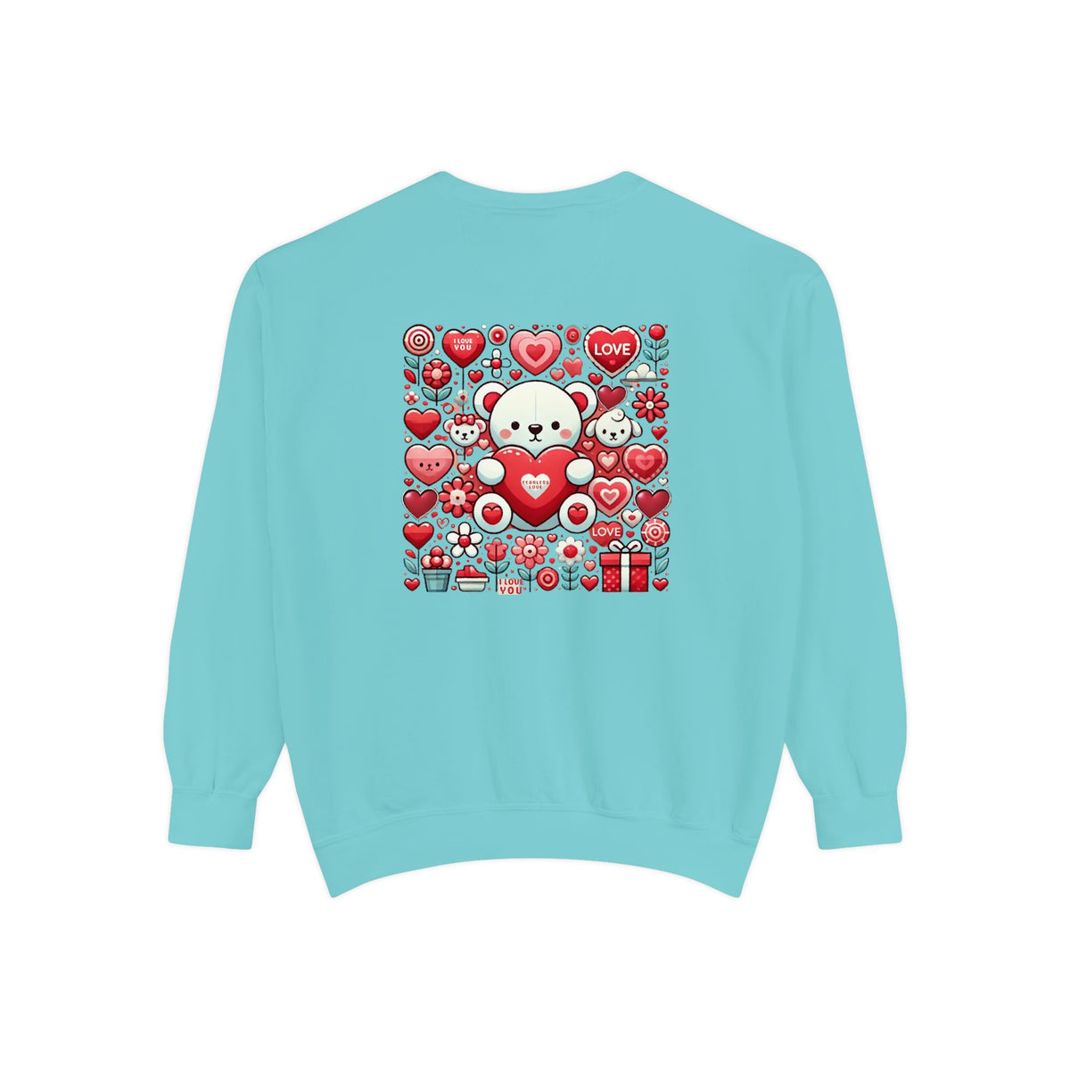 Fearless Love Unisex Garment-Dyed Sweatshirt - NGOWE STORE