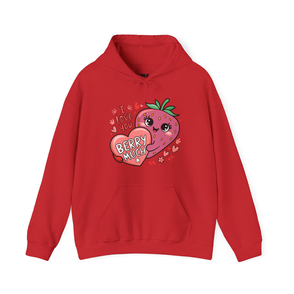 Love you Berry Much Unisex Heavy Blend™ Hooded Sweatshirt - NGOWE STORE