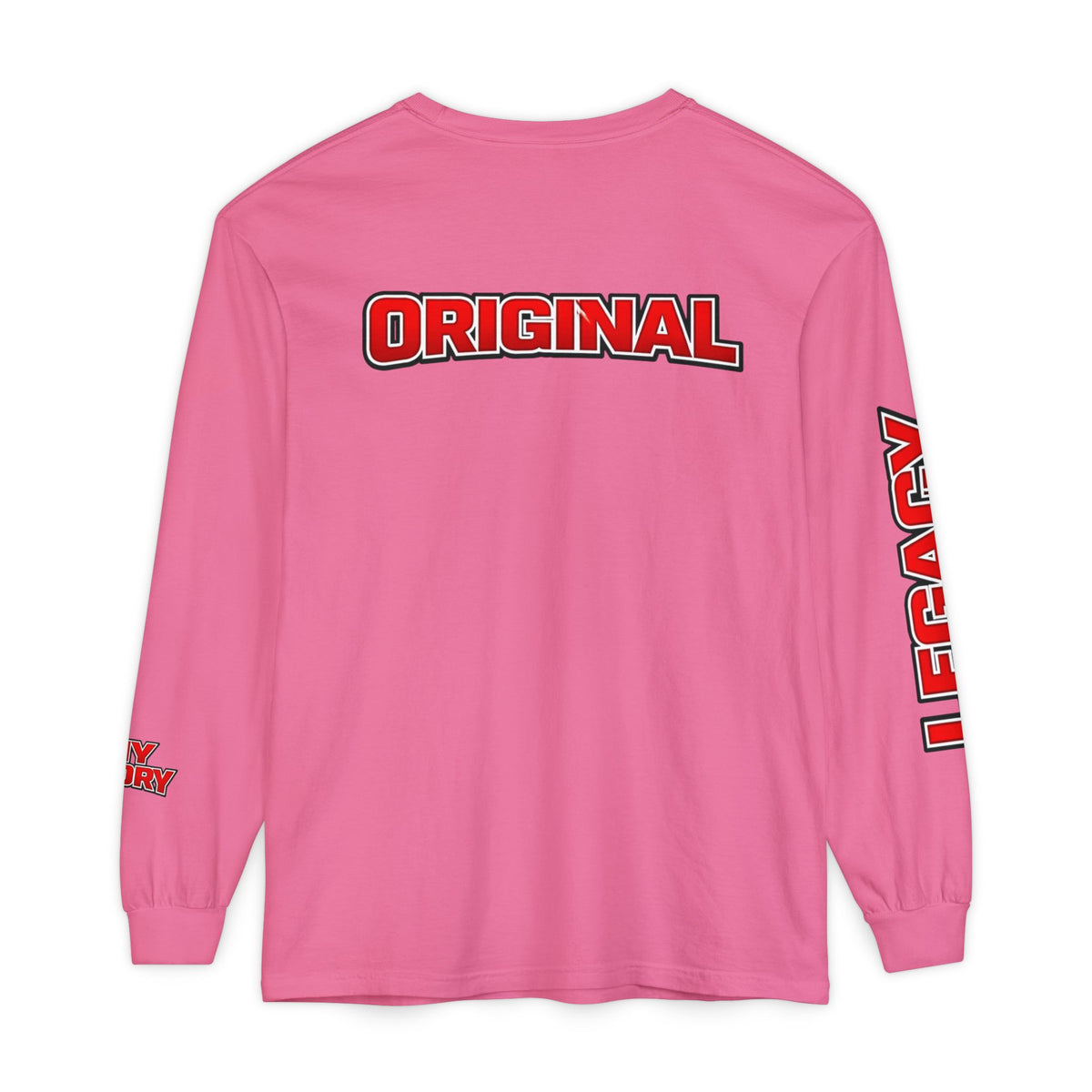 AdeAde “I Deh, You Deh?” — Original • My Story • Legacy Edition Unisex Garment-dyed Long Sleeve T-Shirt - NGOWE STORE