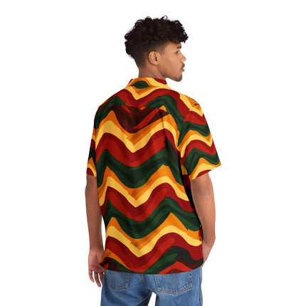 Waves Men's African Shirt (AOP)