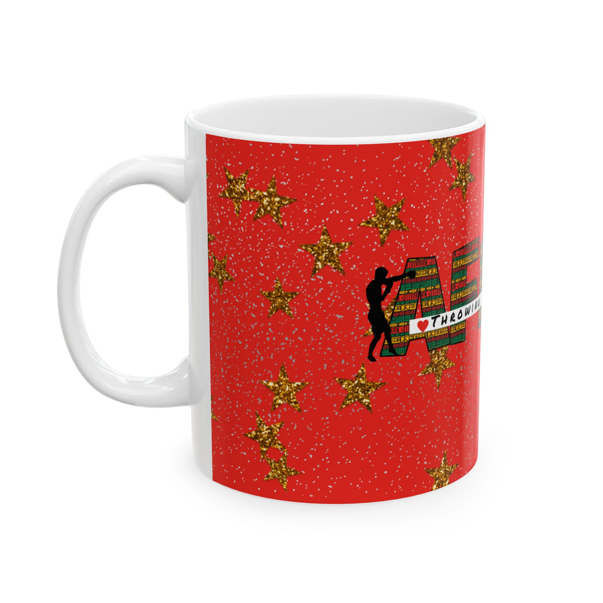 Throwing Hands For Africa Ceramic Mug, (11oz, 15oz) - NGOWE STORE