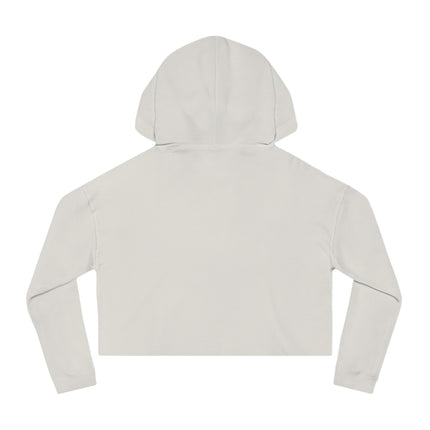 Bun Dem Summer Vintage-Inspired Cropped Hoodie Empire Edition - Power to the People, Flower Power Sweatshirt, Women's Casual Wear, Boho Hoodie, Summer Festival Outfit