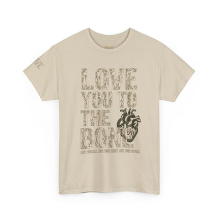 ADEADE "Love You To The Bone" Premium Red Legacy Heavy Cotton Tee – Limited Edition