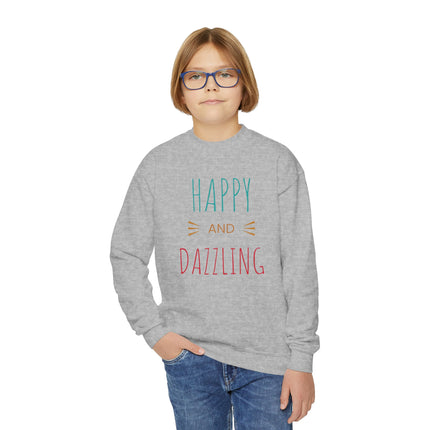 Happy and Dazzling Youth Crewneck Sweatshirt