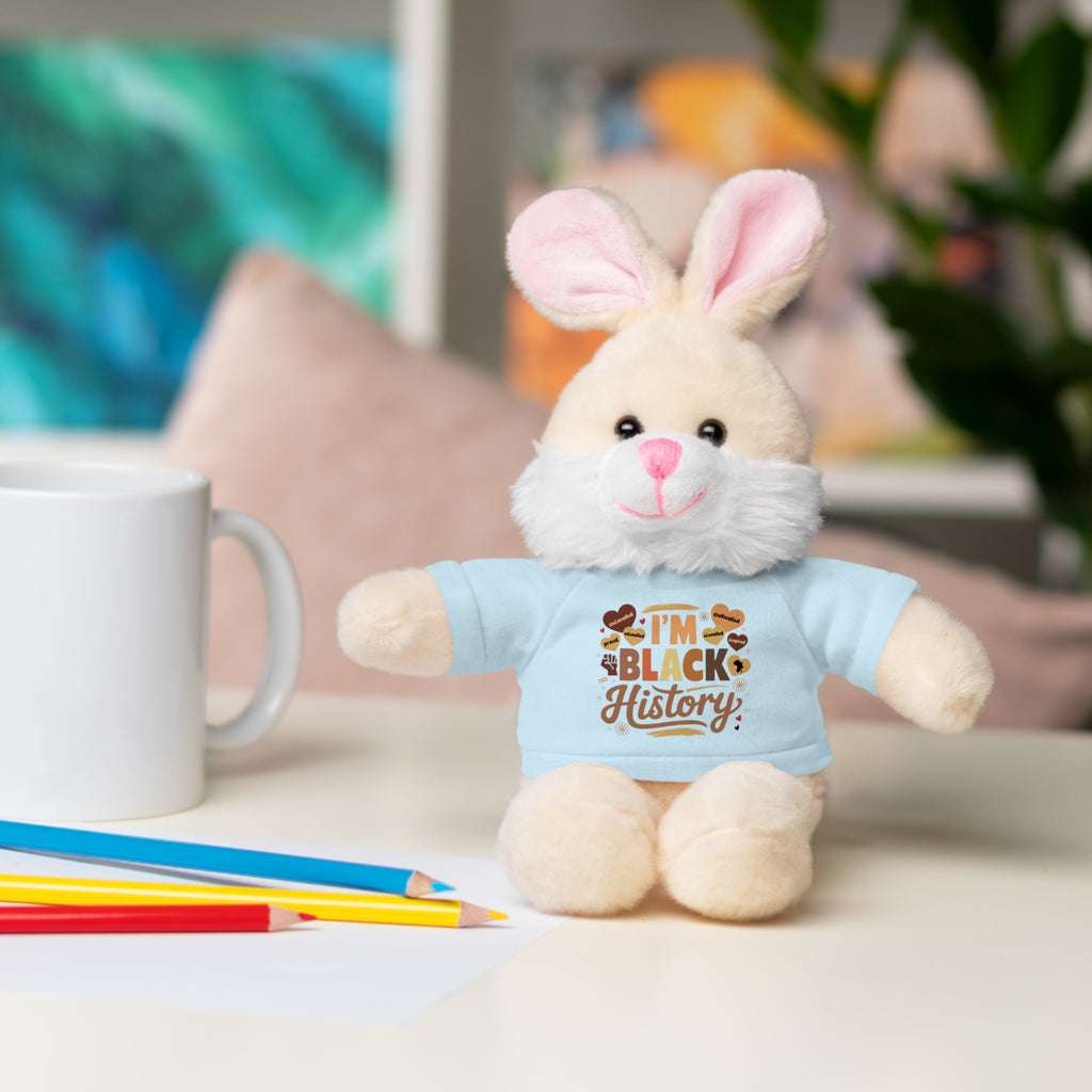 I'm Black History Stuffed Animals with Tee - NGOWE STORE