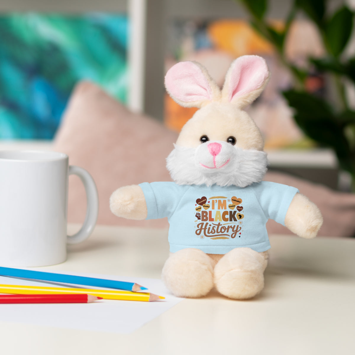 I'm Black History Stuffed Animals with Tee - NGOWE STORE