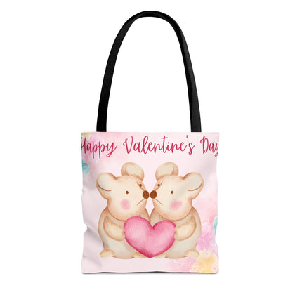 Happy Valentines Day Gift Tote Bag (AOP) - NGOWE STORE